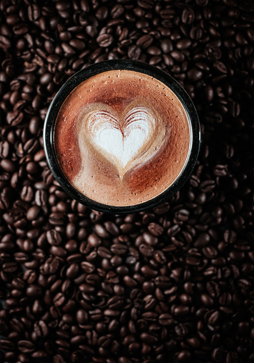 plakát lásky latte
