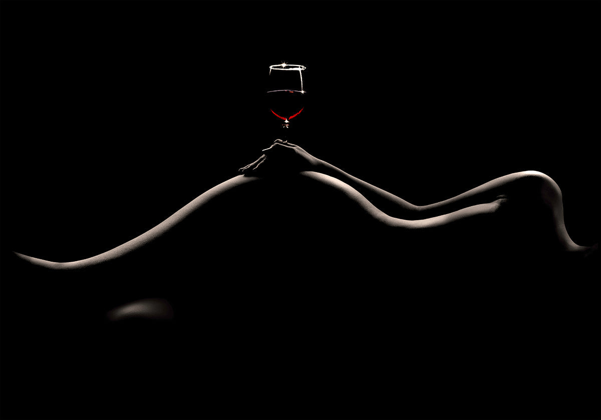 Bodyscape: plakát s ochutnávkou vína