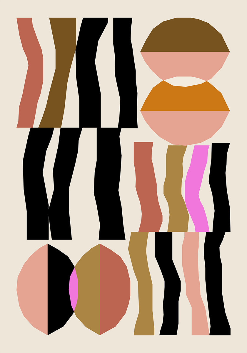 Abstraktní kompozice 26 plakát