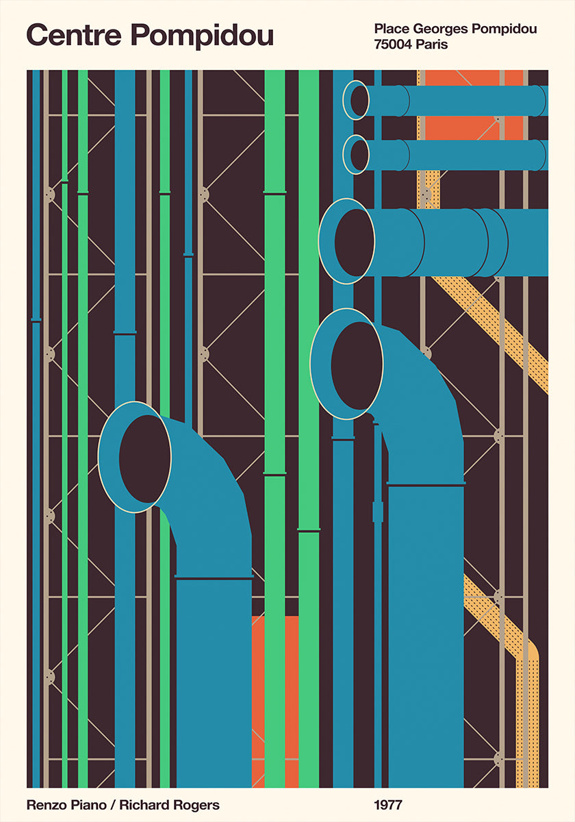 Plakát Pompidou