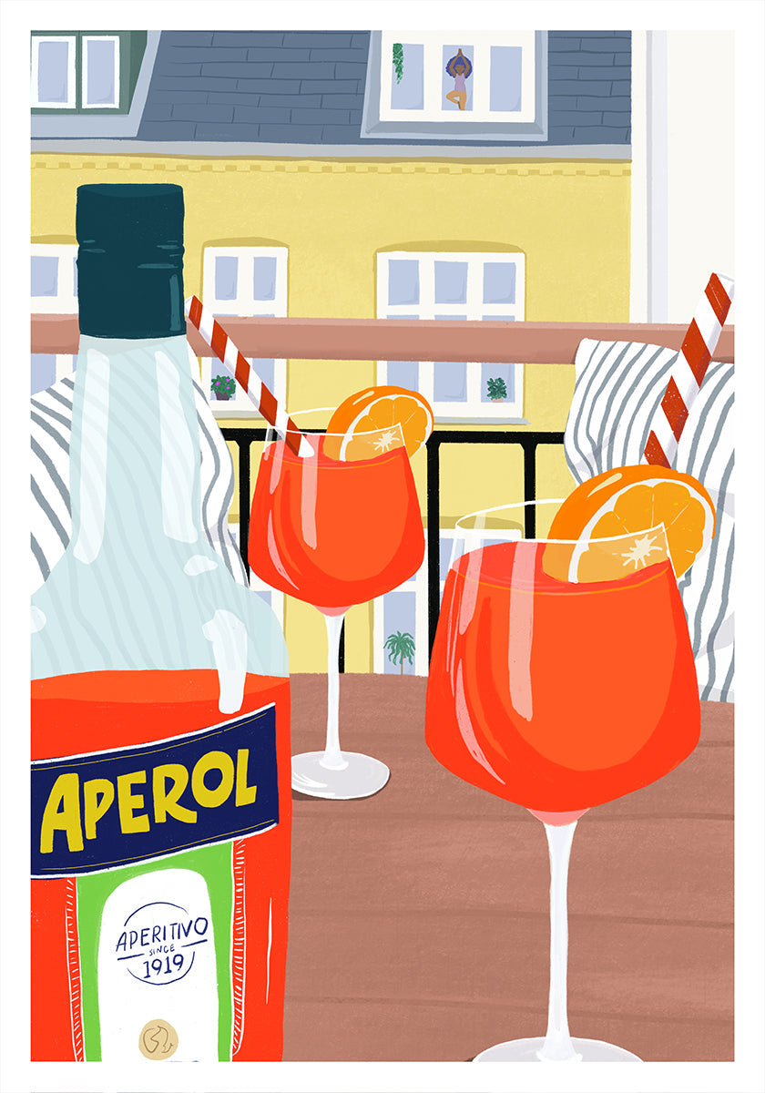 Balkon "Hygge" plakát