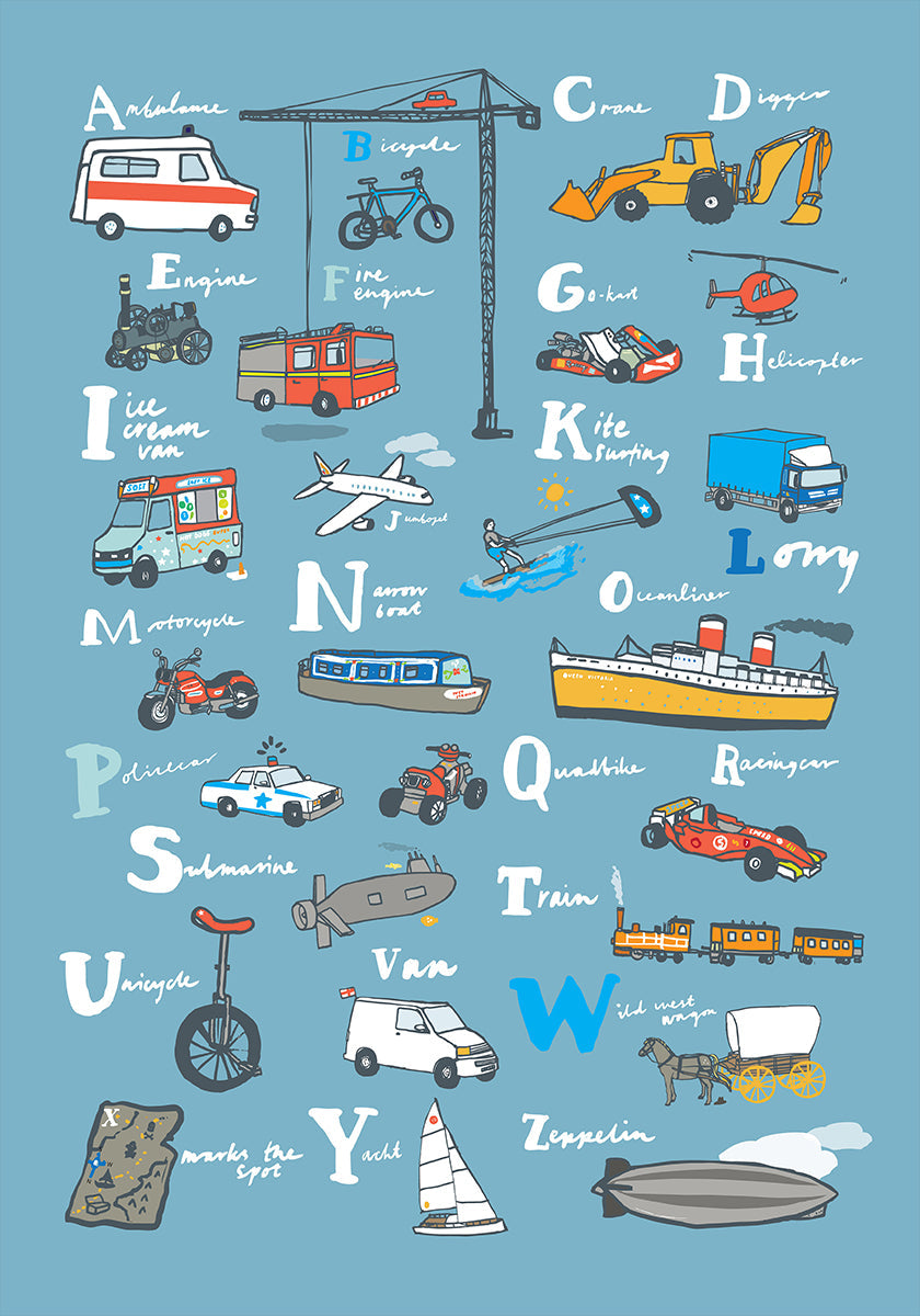 Abc dopravní plakát