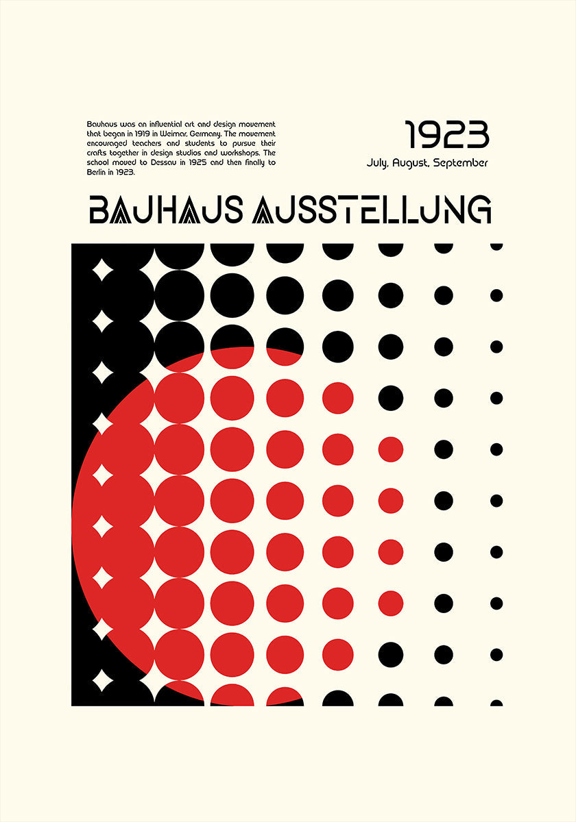 Plakát Bauhaus Ausstellung