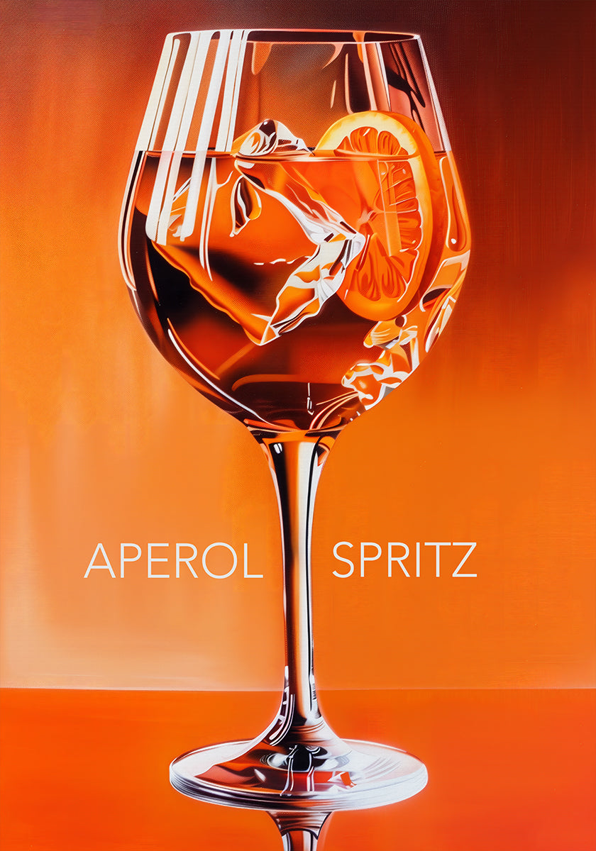 Aperol Spritz Orange Plakát