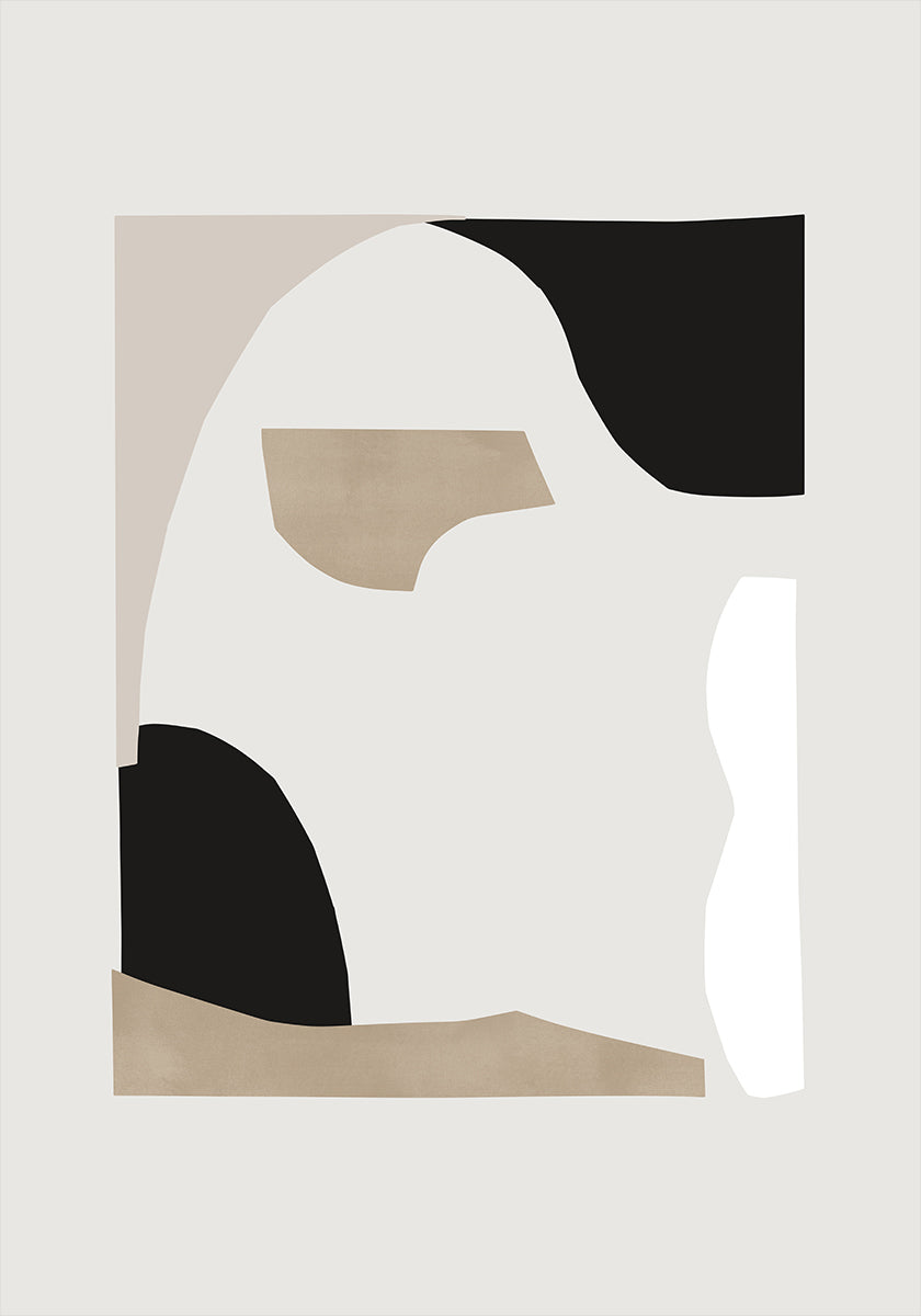 Abstraktní tvary 2 plakát