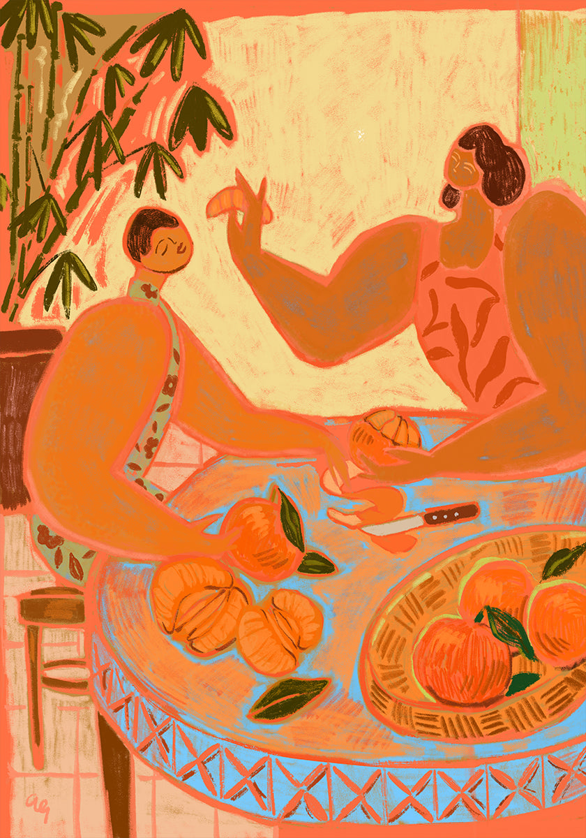 Mandarinský plakát