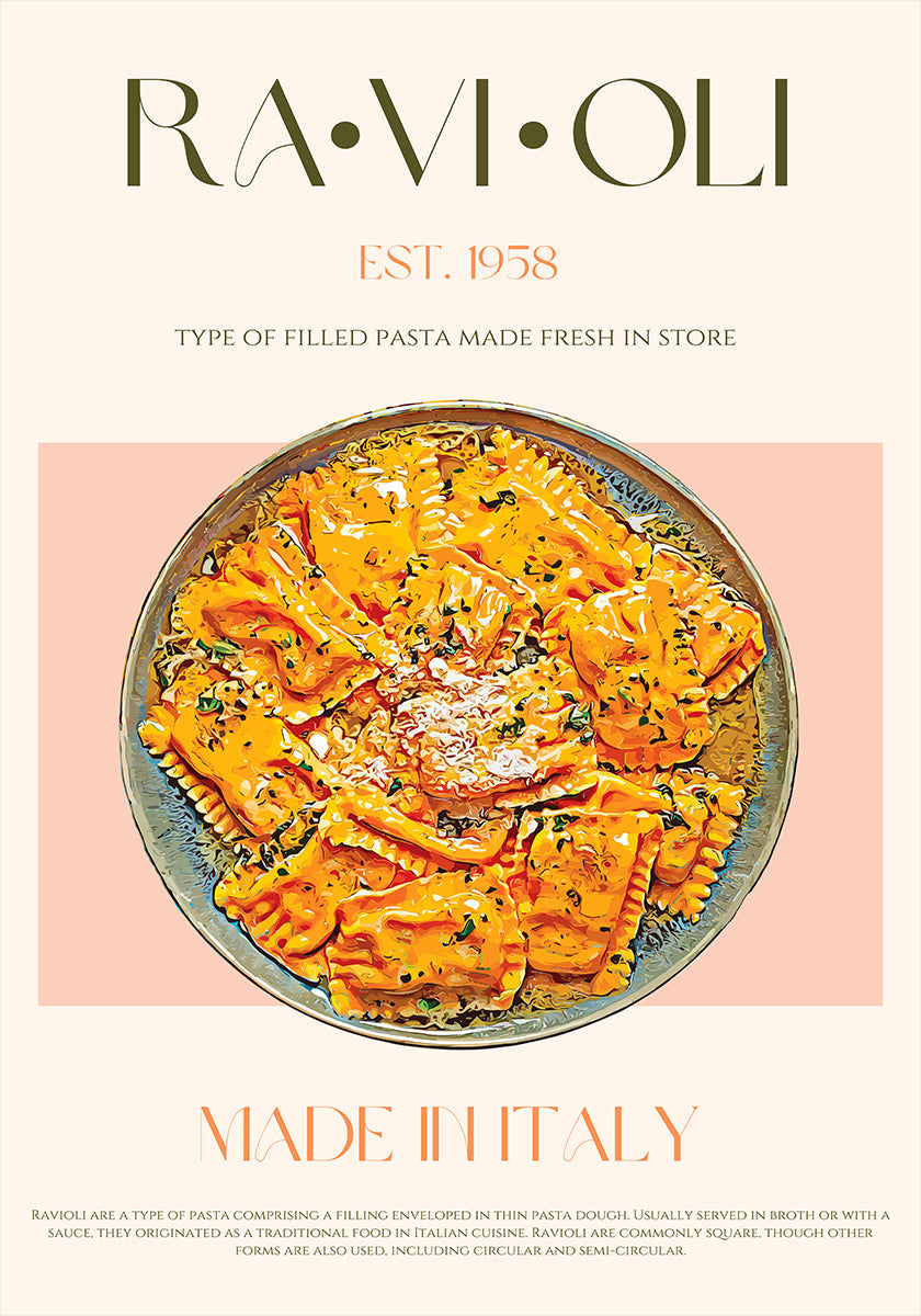 Plakát Ravioli Delight