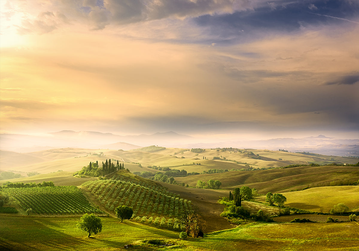 Východ slunce Podere Belvedere