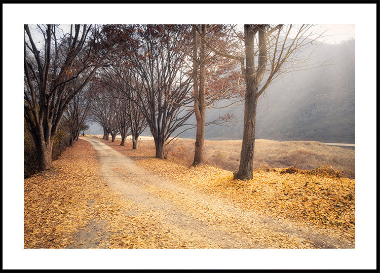 Plakát uprostřed podzimu