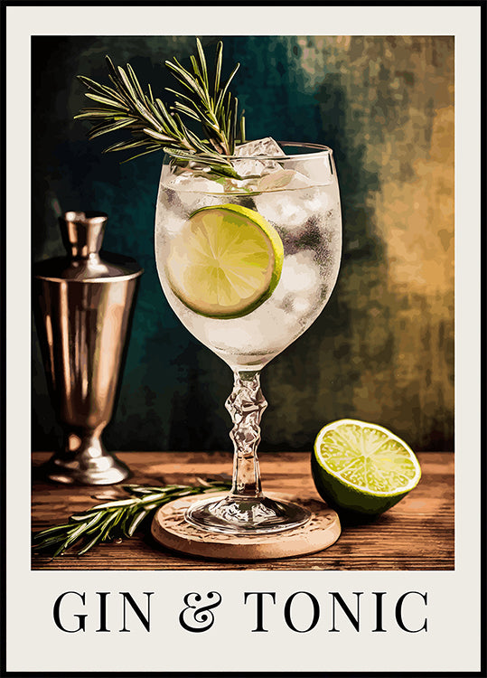 Plakát Gin & Tonic