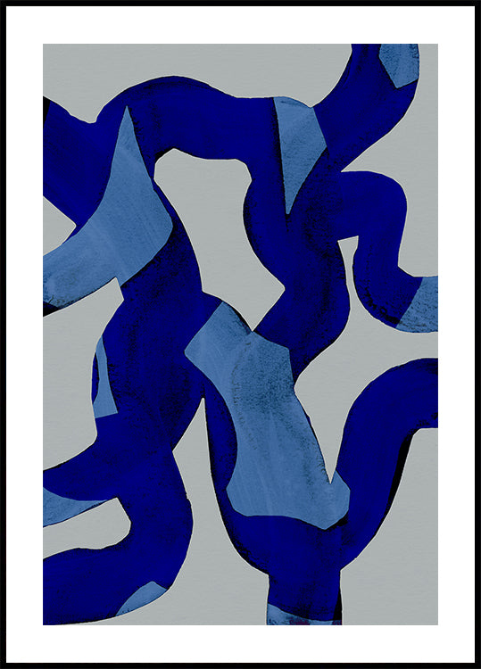 Abstraktní tahy štětcem 65X