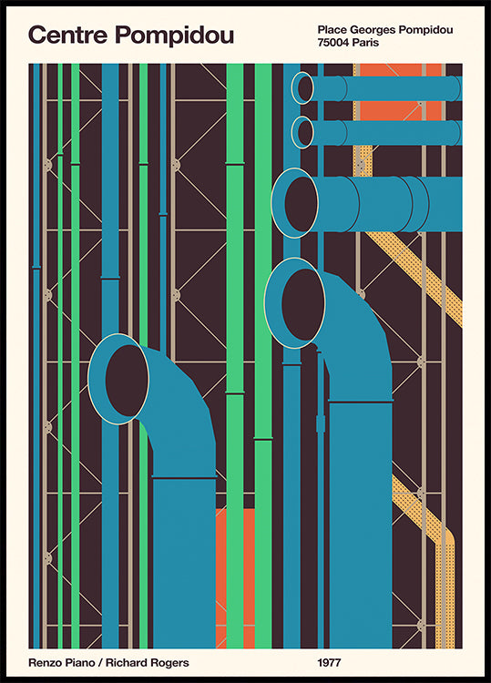 Plakát Pompidou