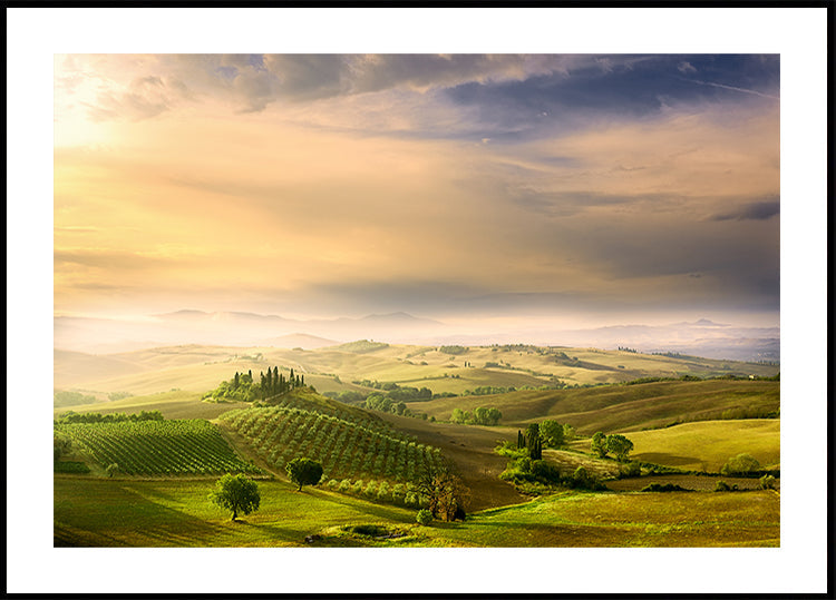 Východ slunce Podere Belvedere