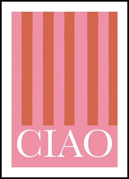 Plakát Ciao Stripes