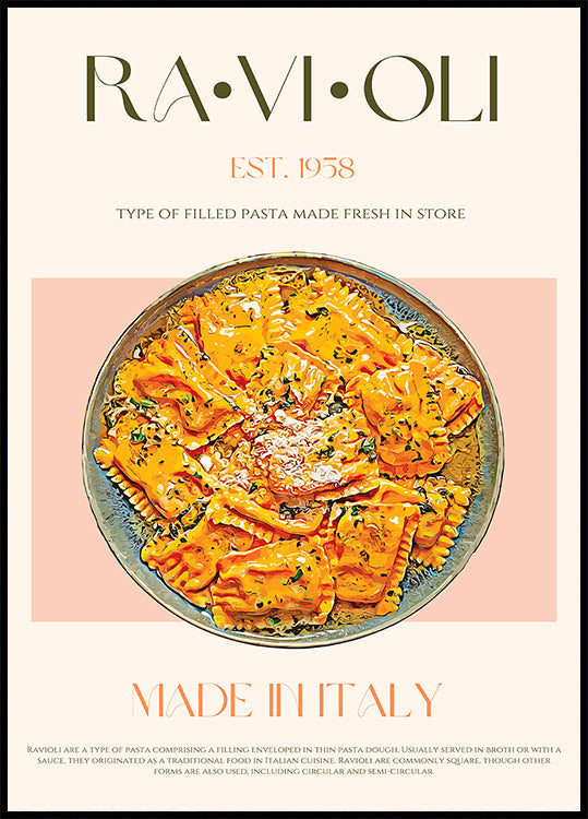Plakát Ravioli Delight