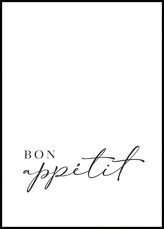 Bon appétit plakát