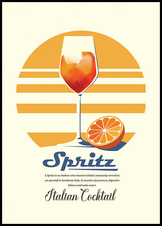 Spritz letní tisk plakát