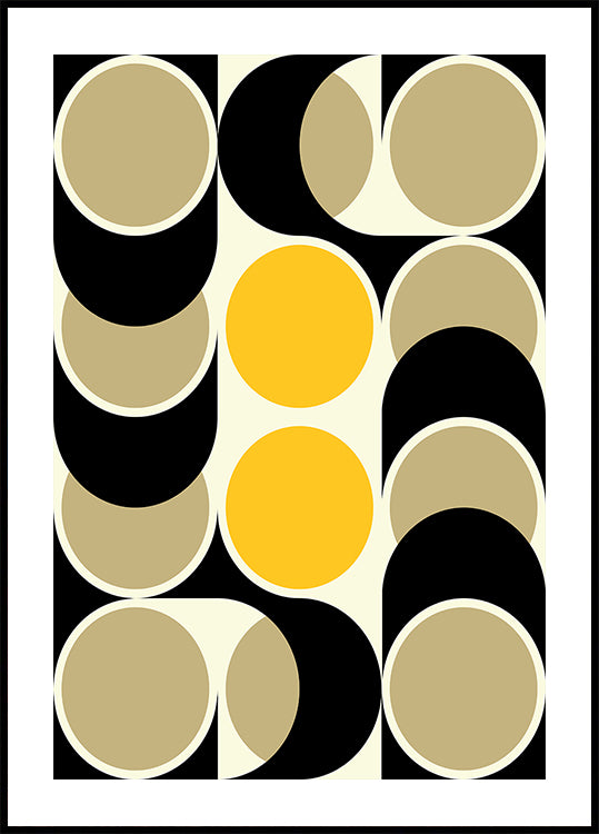 Retro kruhy tanec