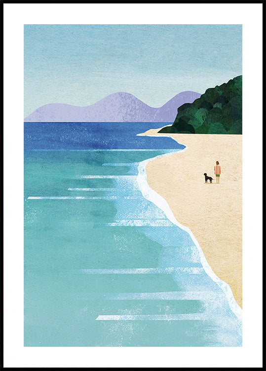 Plakát Beach Girl iii