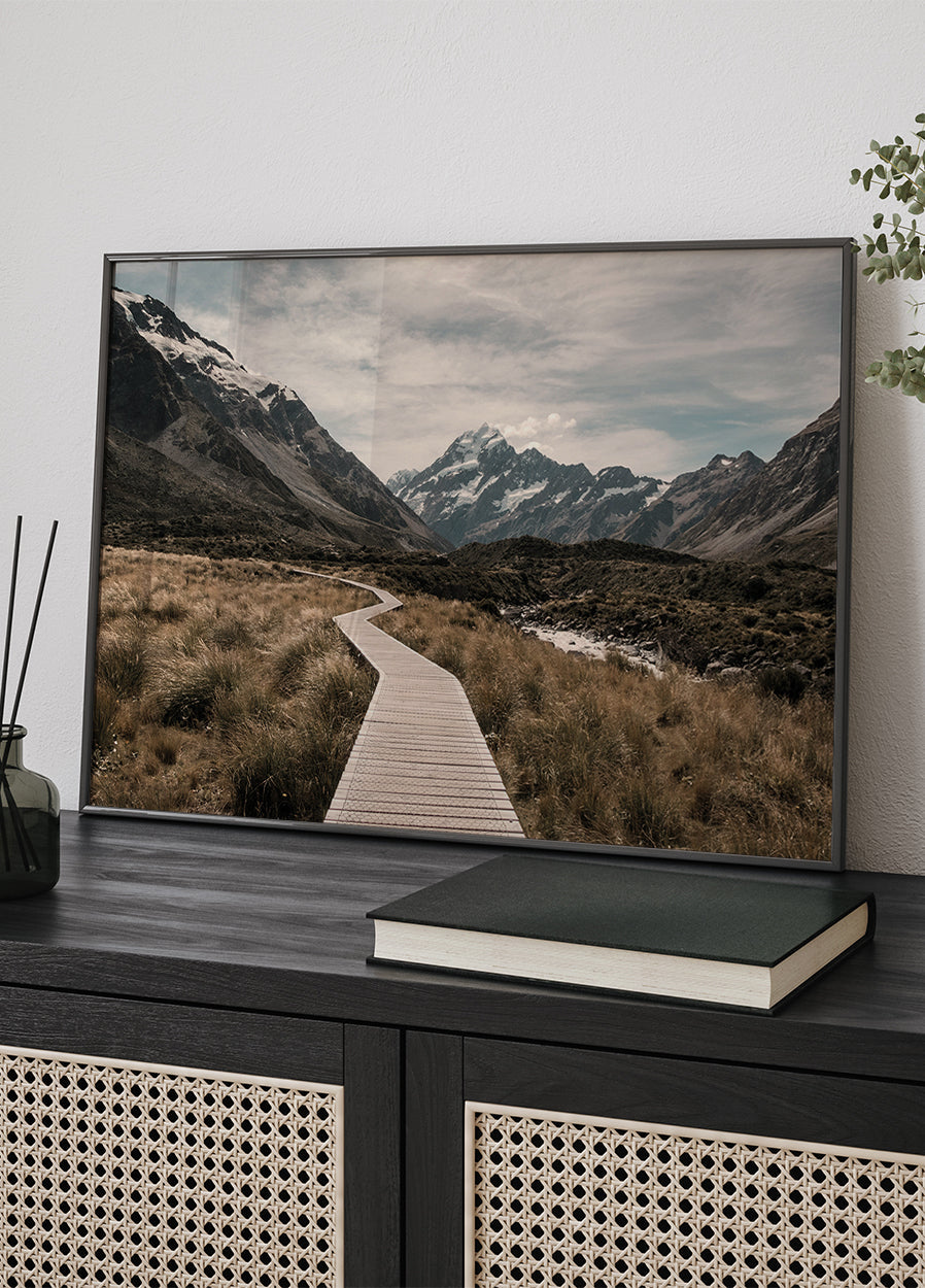 Hooker Valley Track Plakat - Posterbox.dk