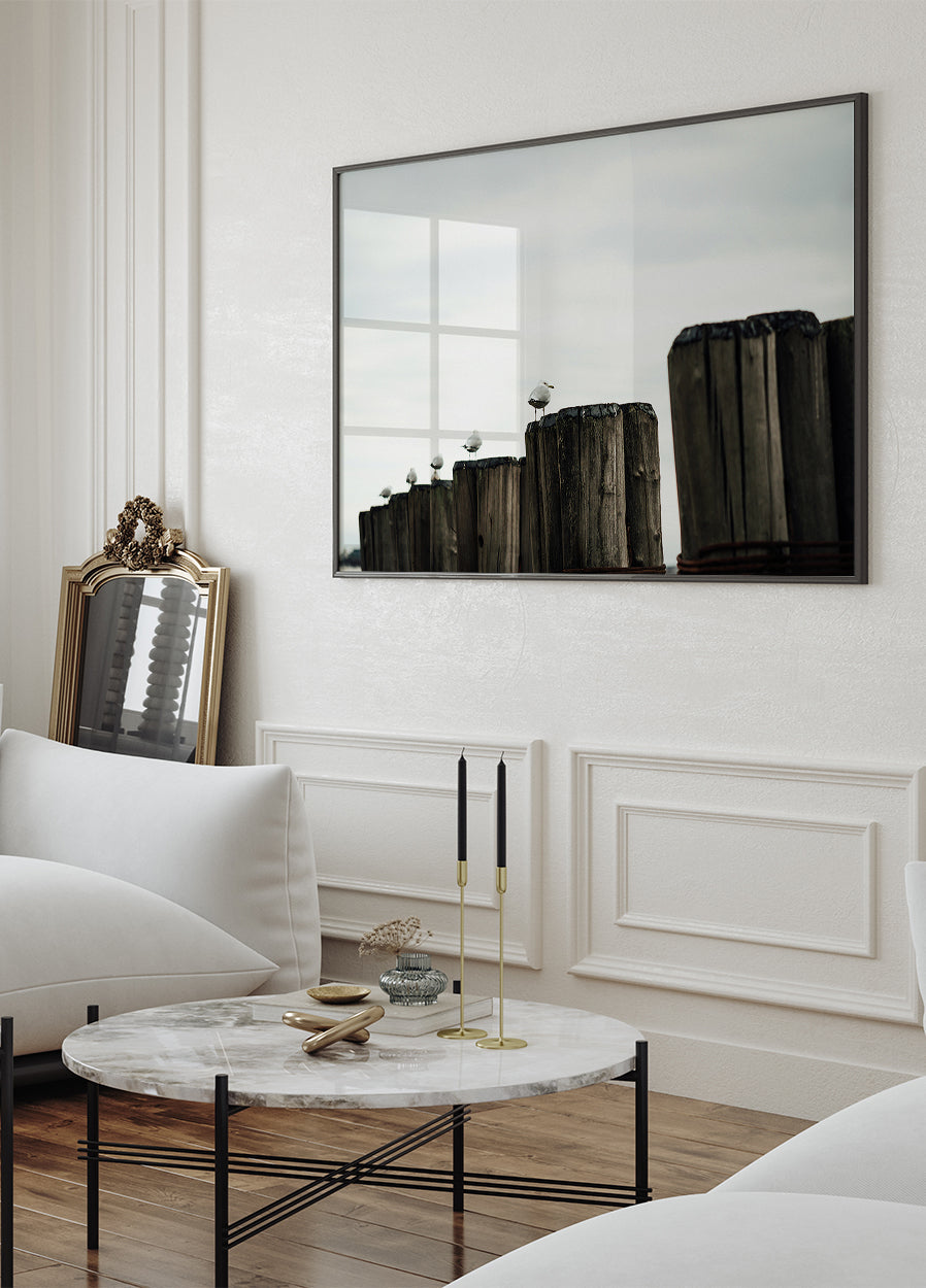 Seagulls Harbor Plakat - Posterbox.dk