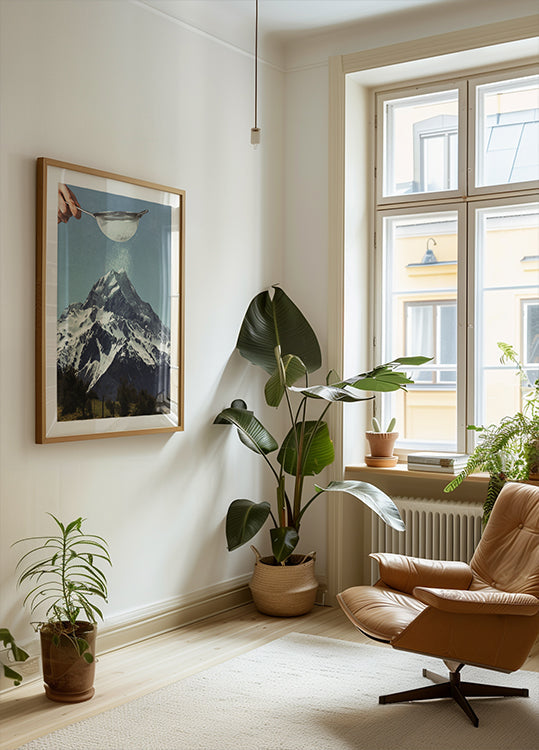 Plakát Sifted Summit - Snow Sugar on Mountain Peak