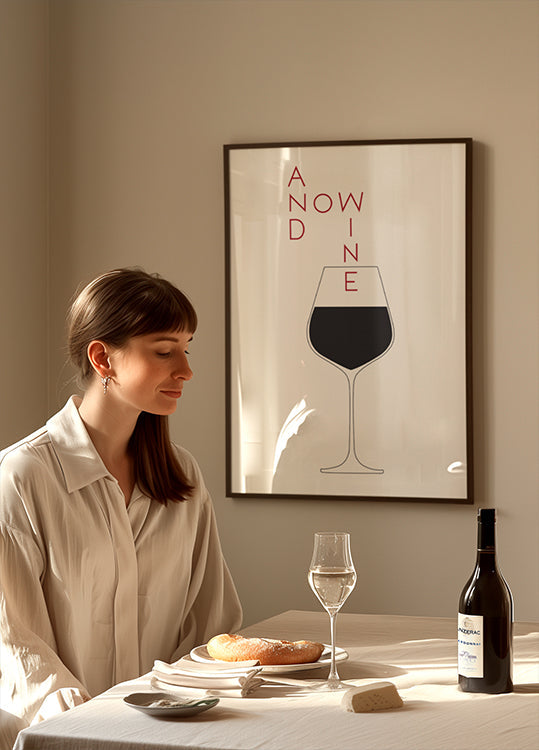 A nyní Víno Plakát