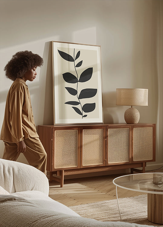 Minimální rostlinný plakát