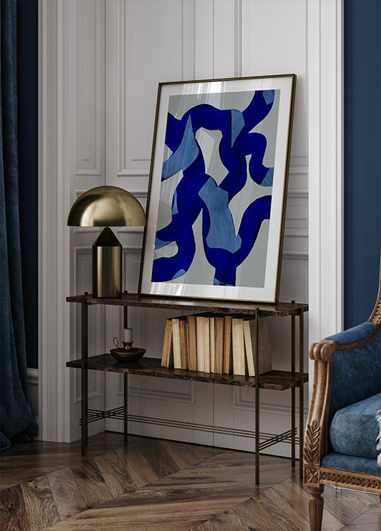 Abstraktní tahy štětcem 65X