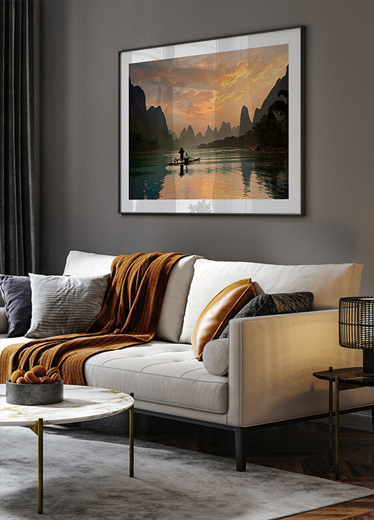 Plakát řeky Golden Li