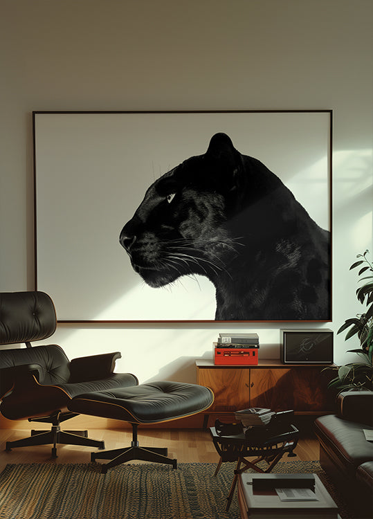 Black Panther Profile Plakát