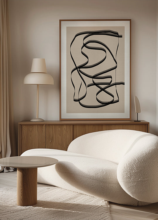 Bludiště s plynulými čarami