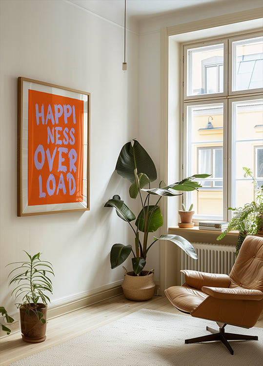 Plakát přetížení štěstí