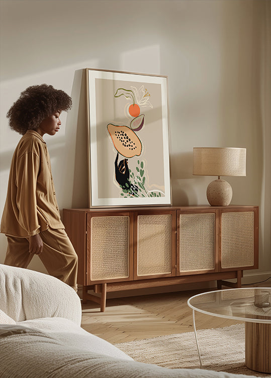 Vyvážení ovoce plakát