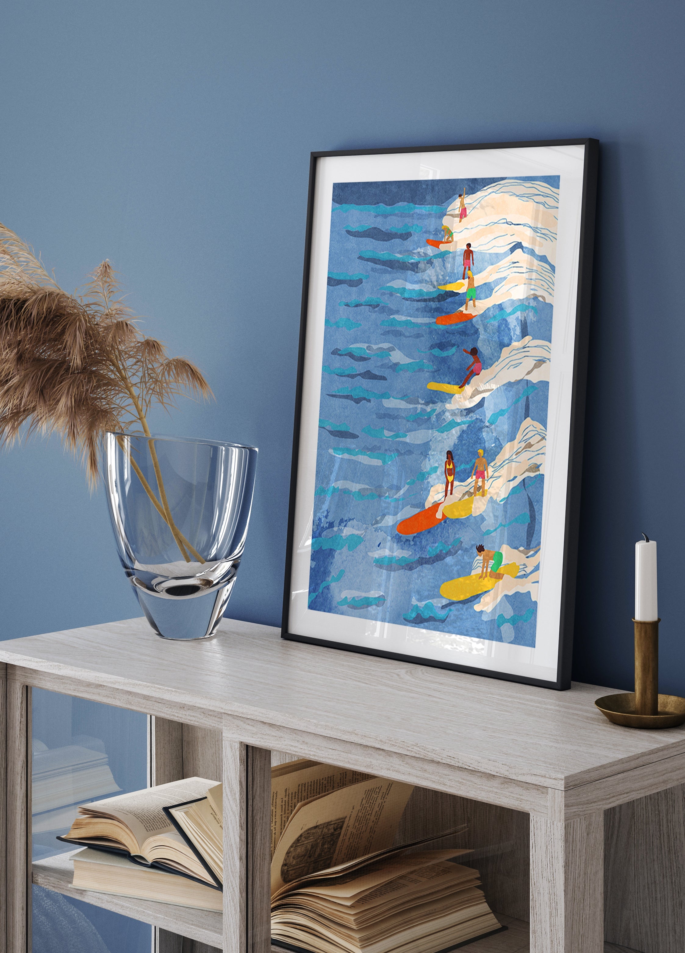 chlazené surfování plakát