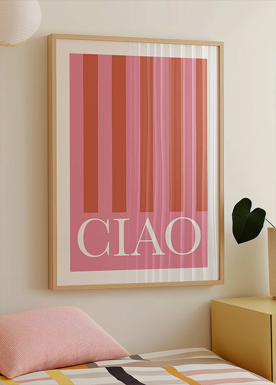 Plakát Ciao Stripes
