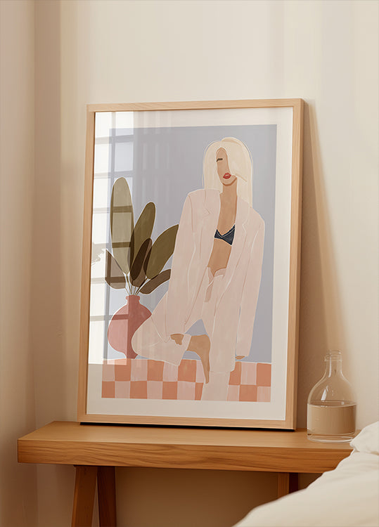 Plakát Too Lazy To Yoga