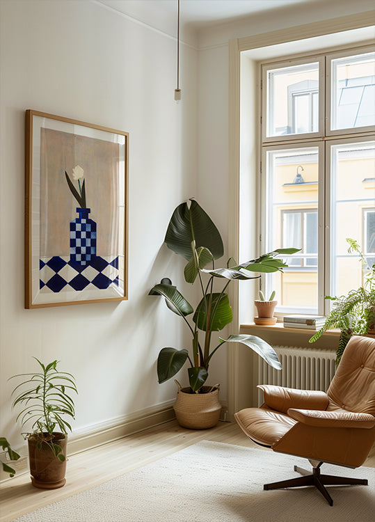 Podívejte se na plakát s vázou