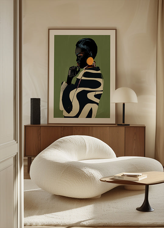 Odvážné zamyšlení plakát