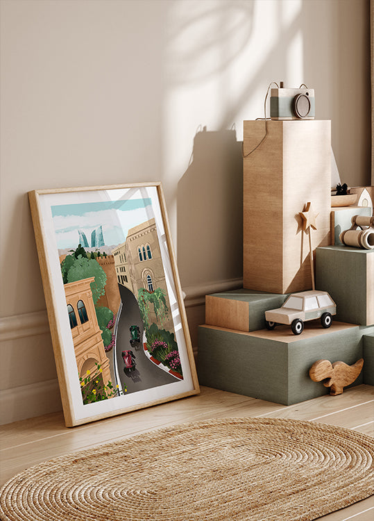 Plakát Baku Ázerbájdžán