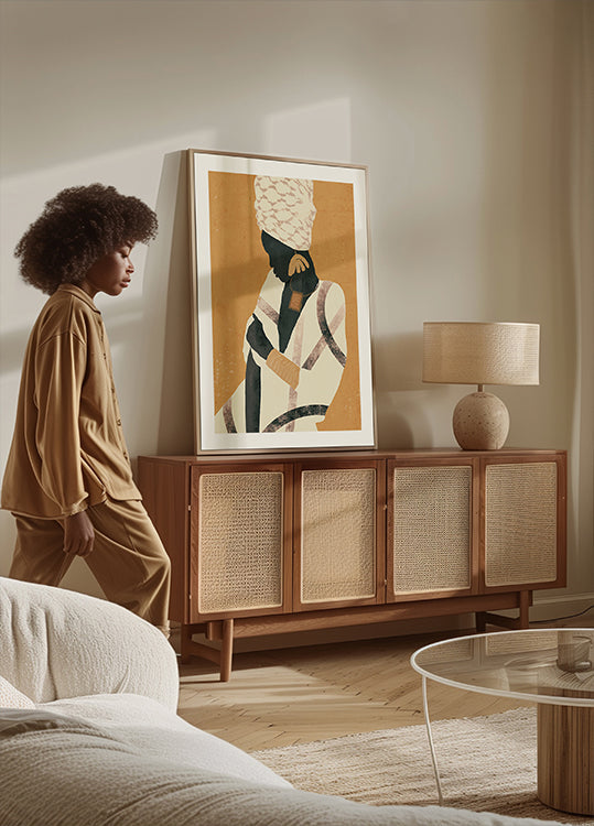 Africká žena plakát