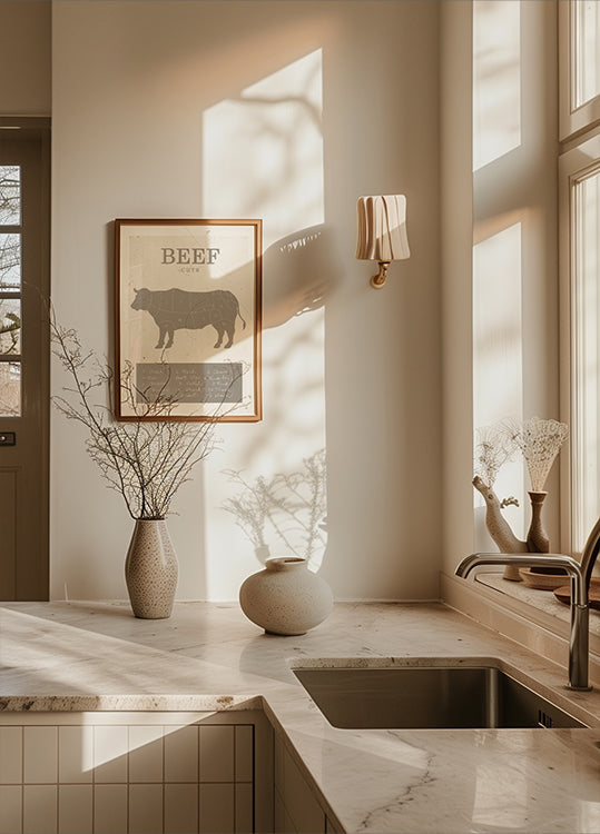 Hovězí řezy plakát