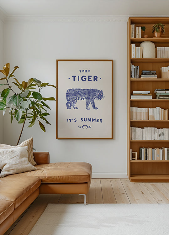 Smile Tiger Plakát