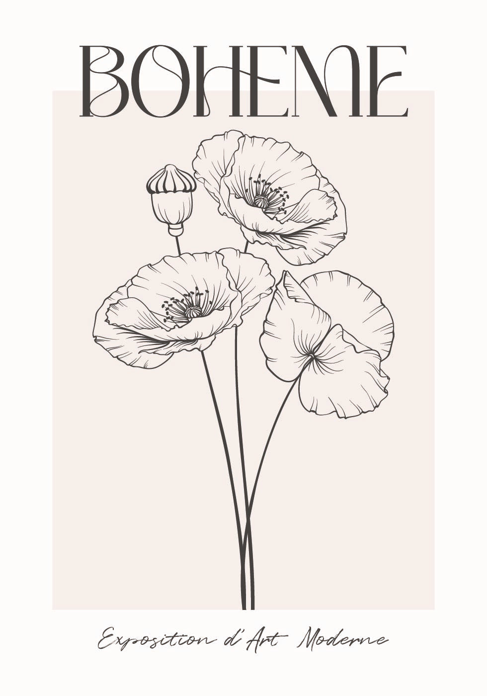 Boheme Poppies Art Plakat - Posterbox.dk