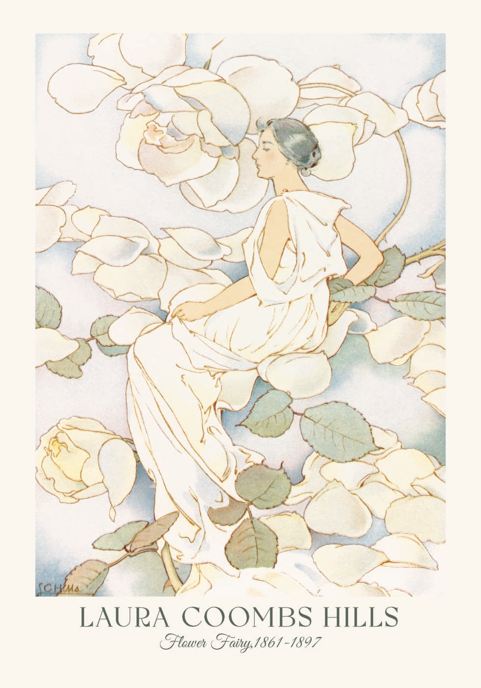 Flower Fairy, Laura Coombs Hills Plakat - Posterbox.dk