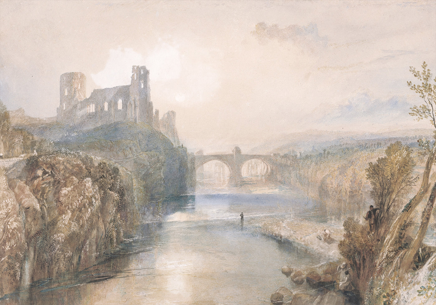 Joseph Mallord William Turner - Barnard Castle Plakat - Posterbox.dk