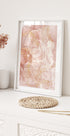 Pink Marble with Gold Plakat - Posterbox.dk
