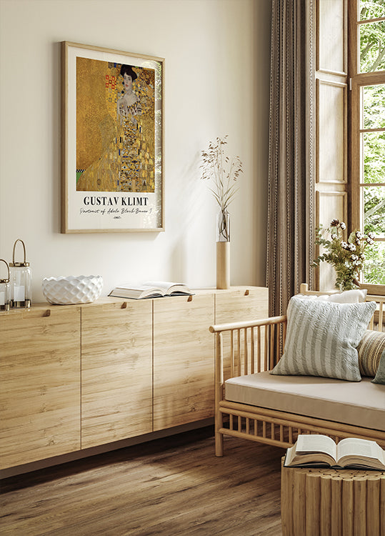 Portrait of Adele Bloch-Bauer I Plakat - Posterbox.dk