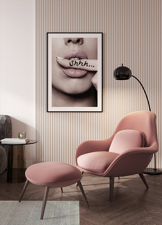 Shhh… Plakat - Posterbox.dk