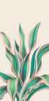 Tropical Green Pink Plant Plakat - Posterbox.dk